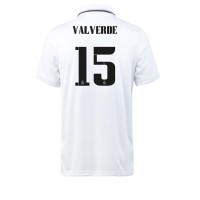 Fotbalové Dres Real Madrid Federico Valverde #15 Domácí 2022-23 Krátký Rukáv